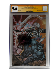 [TRIPLE SIGNED CGC YELLOW LABEL 4 PACK FOIL] X-Men 1991 #1 Facsimile Jim Lee | Claremont |  Williams Cover Var [Set #1] (ONLINE ORDER ONLY)