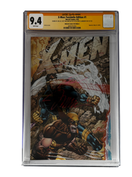 [TRIPLE SIGNED CGC YELLOW LABEL 4 PACK FOIL] X-Men 1991 #1 Facsimile Jim Lee | Claremont |  Williams Cover Var [Set #1] (ONLINE ORDER ONLY)