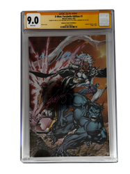 [TRIPLE SIGNED CGC YELLOW LABEL 4 PACK FOIL] X-Men 1991 #1 Facsimile Jim Lee | Claremont |  Williams Cover Var [Set #4] (ONLINE ORDER ONLY)