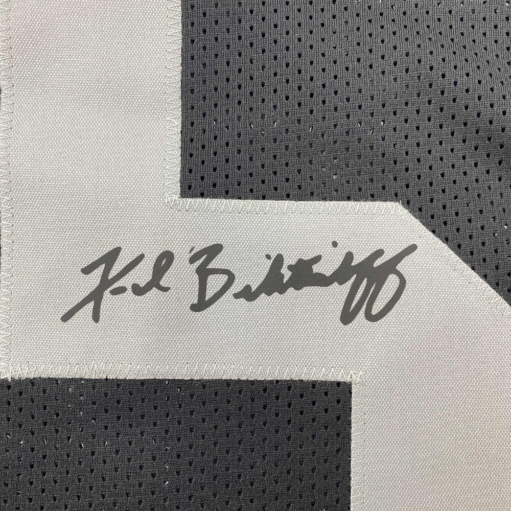 Facsimile Autographed Fred Biletnikoff Oakland Las Vegas Black Reprint Laser Auto Football Jersey Size Men's XL (ONLINE ORDER ONLY)