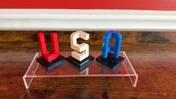 Buildable 3D "USA" Letters – LEGO-Compatible Brick Kit (ONLINE ORDER ONLY)