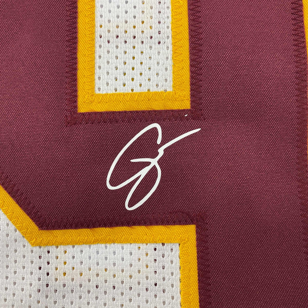 Facsimile Autographed Chase Young Washington White Reprint Laser Auto Football Jersey Size Men's XL (ONLINE ORDER ONLY)