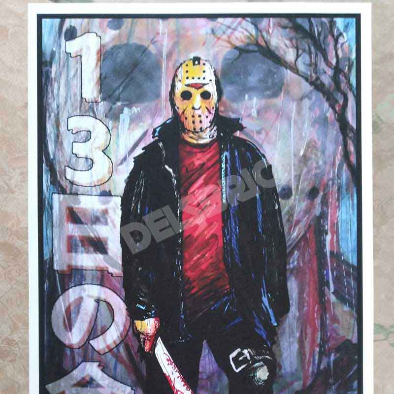 Friday The 13th Jason Voorhees Art Print (ONLINE ORDER ONLY)