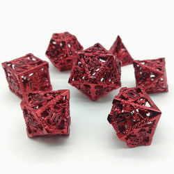 (Ruthless Red) Deadly Dragon Dice: Shards of Oblivion Hollow Metal (Online Only)