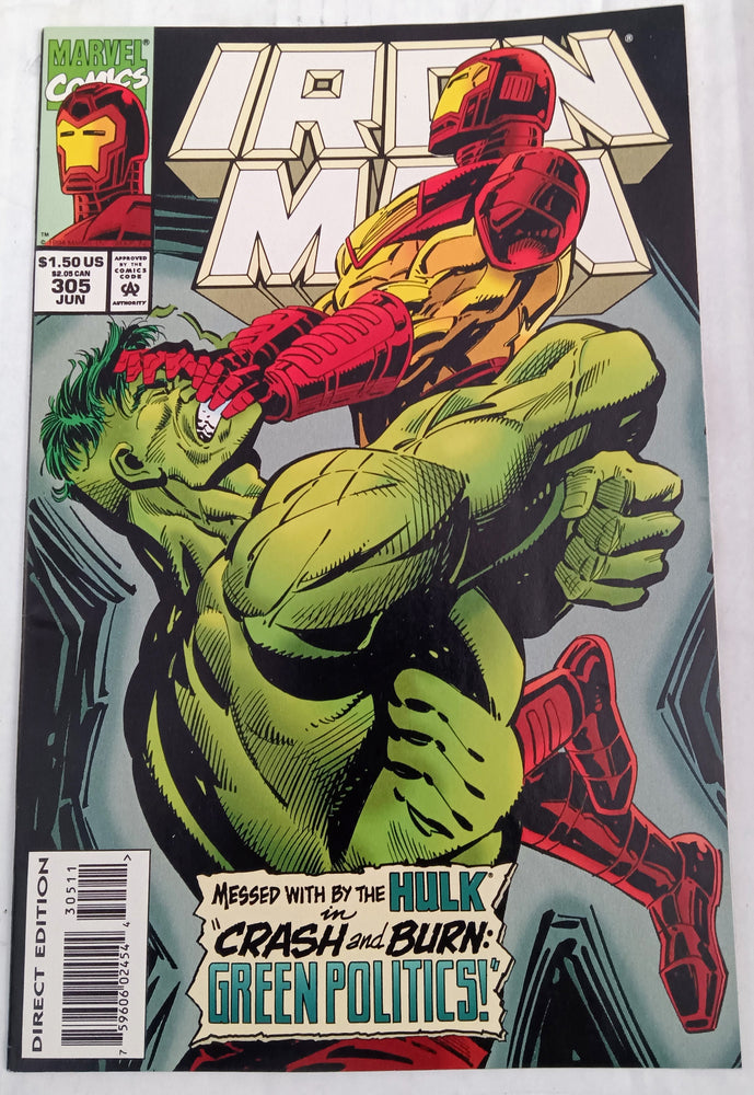 Marvel Comics: Iron Man #305 (ONLINE ORDER ONLY)