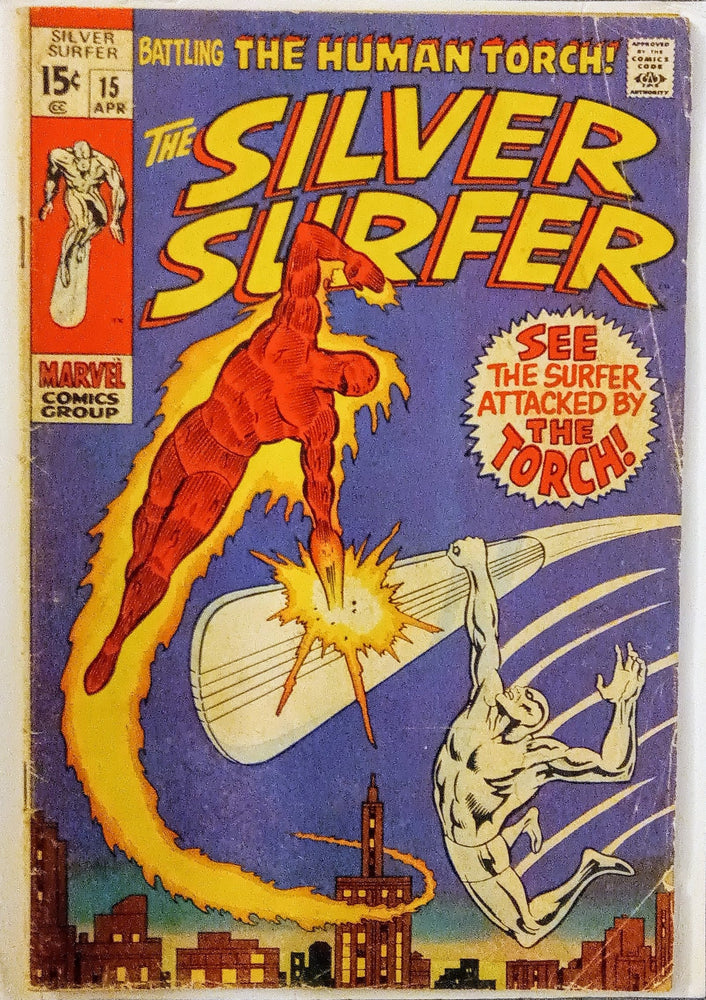 Silver Surfer #15, Marvel Comics (April 1970, GD-) (ONLINE ORDER ONLY)