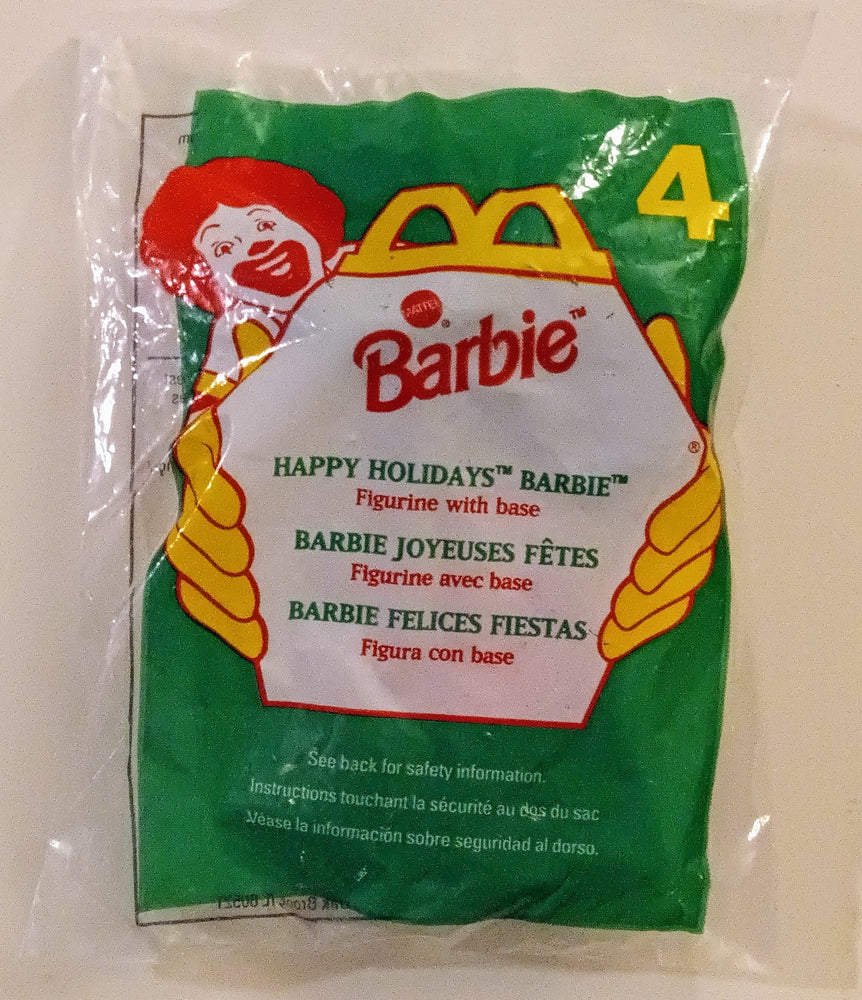 Barbie Happy Meal toy - Happy Holidays Barbie (Bagged) (ONLINE ORDER ONLY)