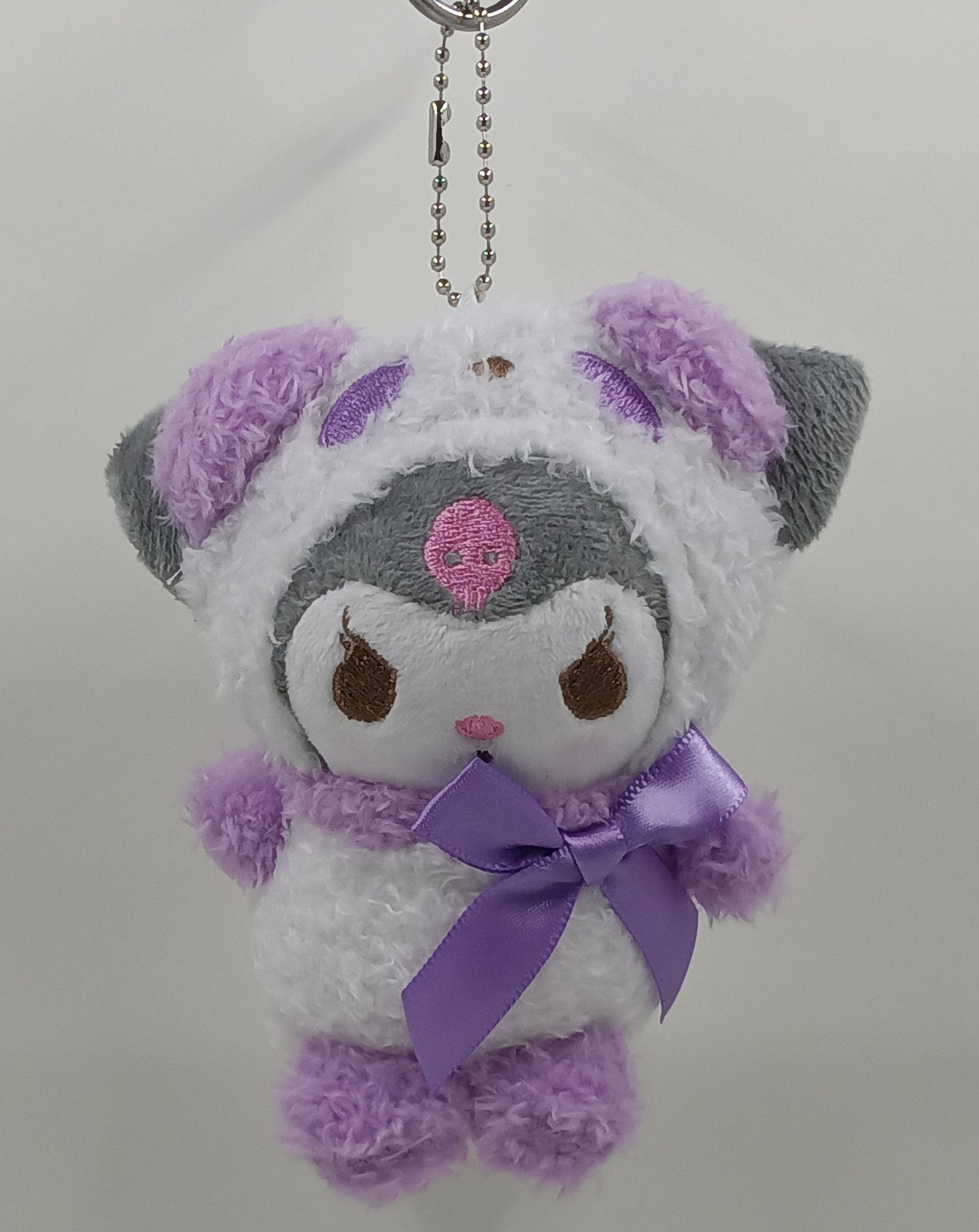 Kiromi Purple Panda Bear 5 INCH PLUSH Keychain