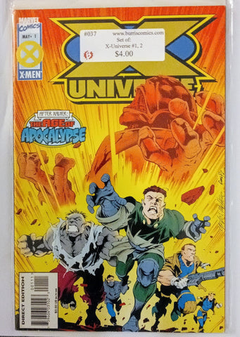 Comic Book Set: X-Universe #1-2, Marvel Comics (ONLINE ORDER ONLY)
