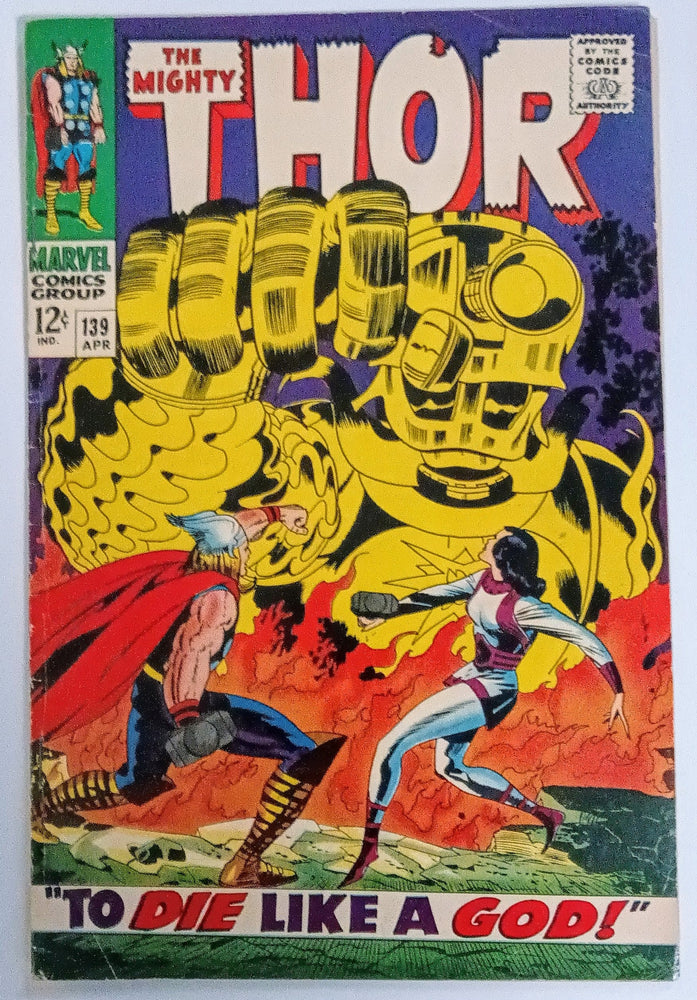 The Mighty Thor #139, Marvel Comics (April 1967, VG) (ONLINE ORDER ONLY)