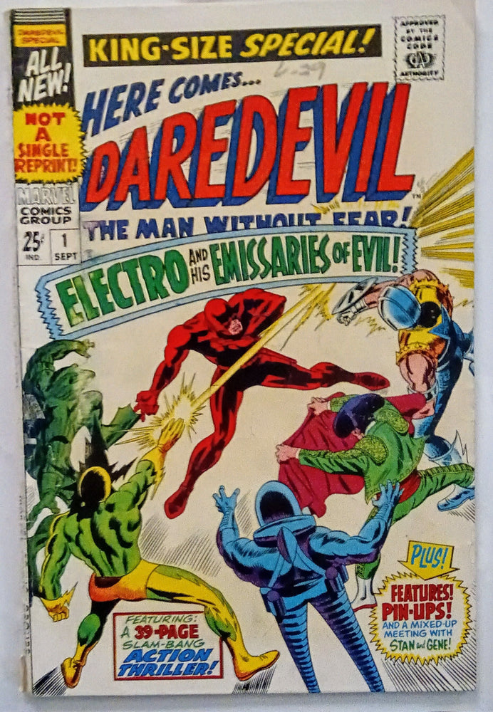 Daredevil Annual #01, Marvel Comics (1967, Fair) (ONLINE ORDER ONLY)
