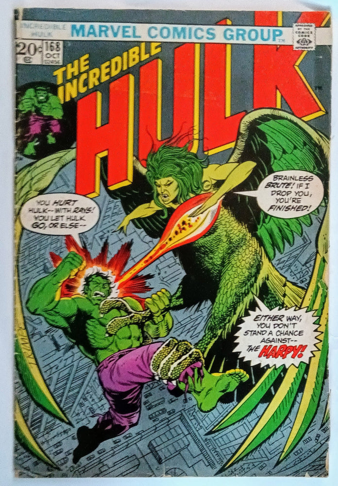 Marvel Comics: Incredible Hulk #168 (ONLINE ORDER ONLY)