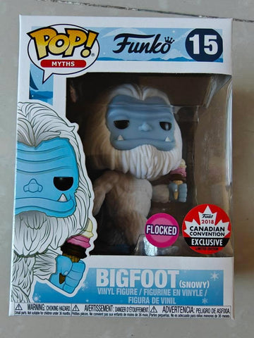 Bigfoot (Snowy) (Flocked)  Canadian Convention Exclusive - Funko-Shop (ONLINE ORDER ONLY)