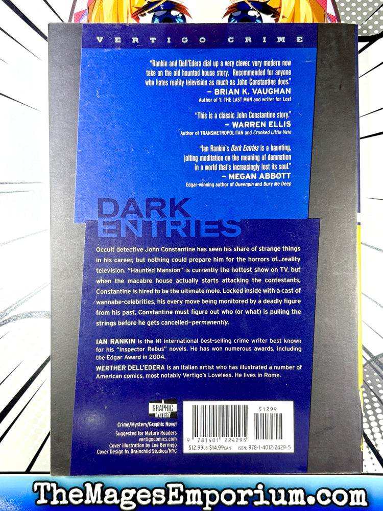 Rankin Dell'edera A Graphi Mystery Dark Entries (Online Order Only)