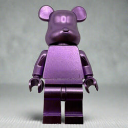 Bearbrick Monochrome Metallic Bear Minifigures – Multiple Vibrant Colors! (ONLINE ORDER ONLY)