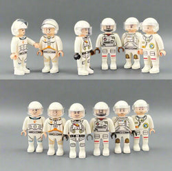 Custom Space Astronaut Minifigures – LEGO-Compatible (6 Variants) (ONLINE ORDER ONLY)