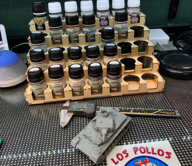 Paint Rack - 36mm Polly Scale / Tamiya 10ml and Larger Craft Paints (Online Order Only) (Online Order Only)