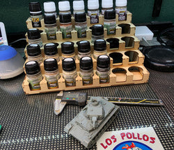 Paint Rack - 36mm Polly Scale / Tamiya 10ml and Larger Craft Paints (Online Order Only) (Online Order Only)