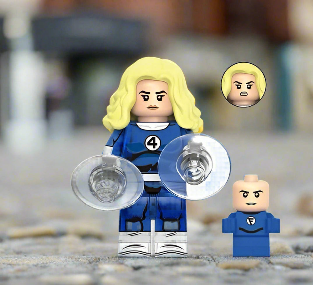 Sue Storm Invisible Woman Fantastic 4 Custom Minifigure (ONLINE ORDER ONLY)
