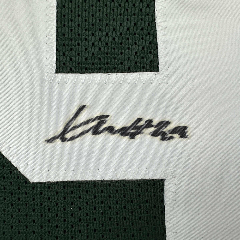 Autographed/Signed Xavier McKinney Green Bay Green Football Jersey JSA COA (ONLINE ORDER ONLY)