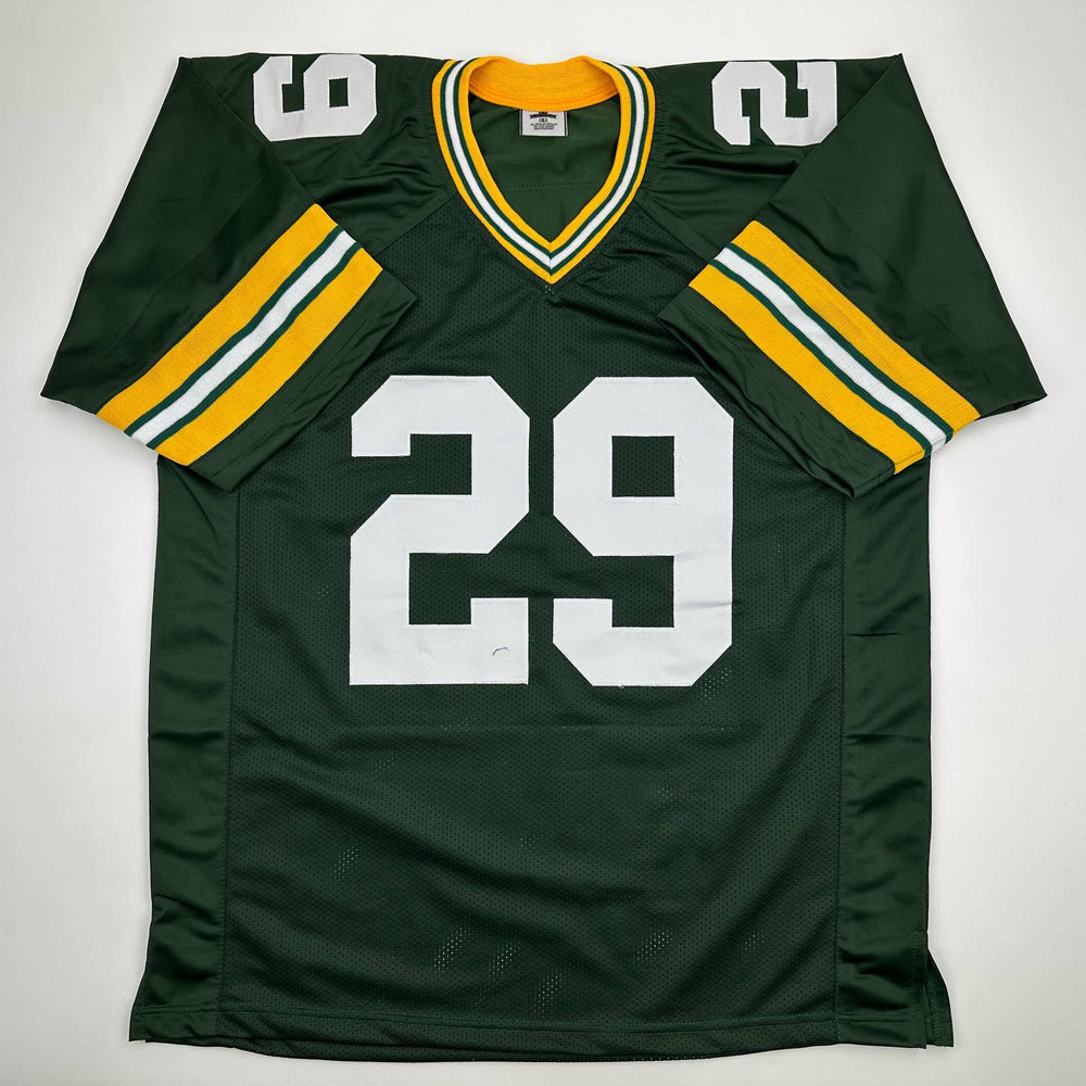 Autographed/Signed Xavier McKinney Green Bay Green Football Jersey JSA COA (ONLINE ORDER ONLY)