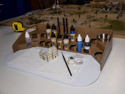 Painting Station - 26mm, For Vallejo and Army Painter Style Dropper Bottles (Online Order Only) (Online Order Only)