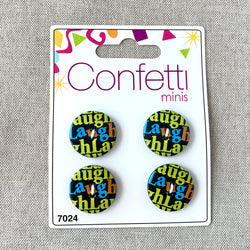 Laugh - Confetti Minis Buttons - 2 Hole (ONLINE ORDER ONLY)