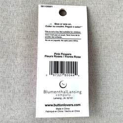 Purple Flowers - Fun Shapes - 2 Holes - Assorted Sizes - Purple Pink (ONLINE ORDER ONLY)