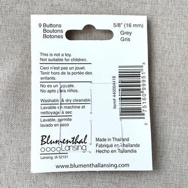 4418 Vintage Mauve Fan - La Mode Fashion - 2 Holes - 16mm - Mauve Purple (ONLINE ORDER ONLY)