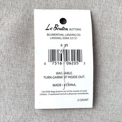 6205 Ladybug - Le Bouton - 2 Hole Button - Red (ONLINE ORDER ONLY)