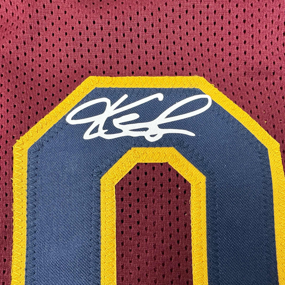 Facsimile Autographed Kevin Love Cleveland Red Reprint Laser Auto Basketball Jersey Size Men's XL (ONLINE ORDER ONLY)