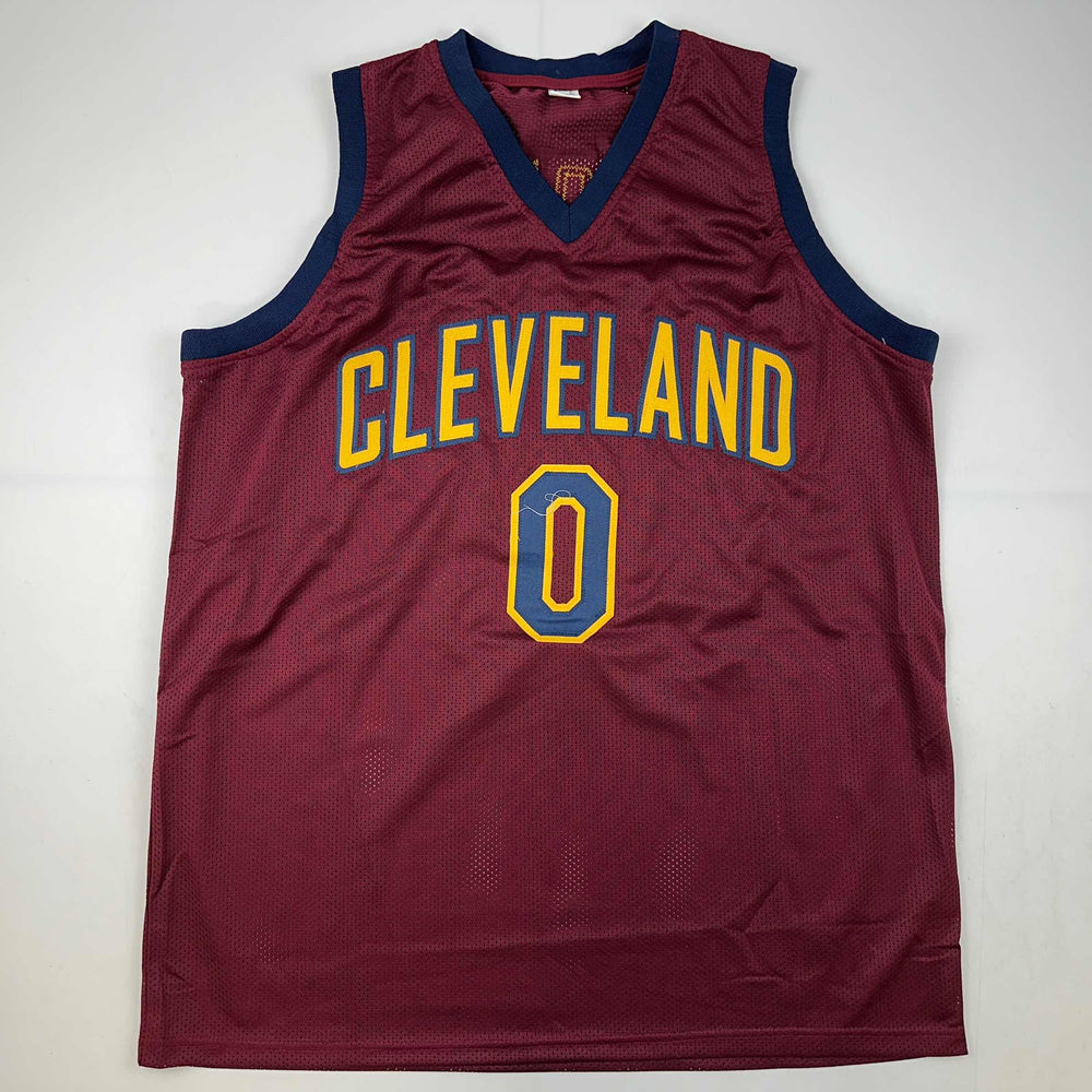 Facsimile Autographed Kevin Love Cleveland Red Reprint Laser Auto Basketball Jersey Size Men's XL (ONLINE ORDER ONLY)