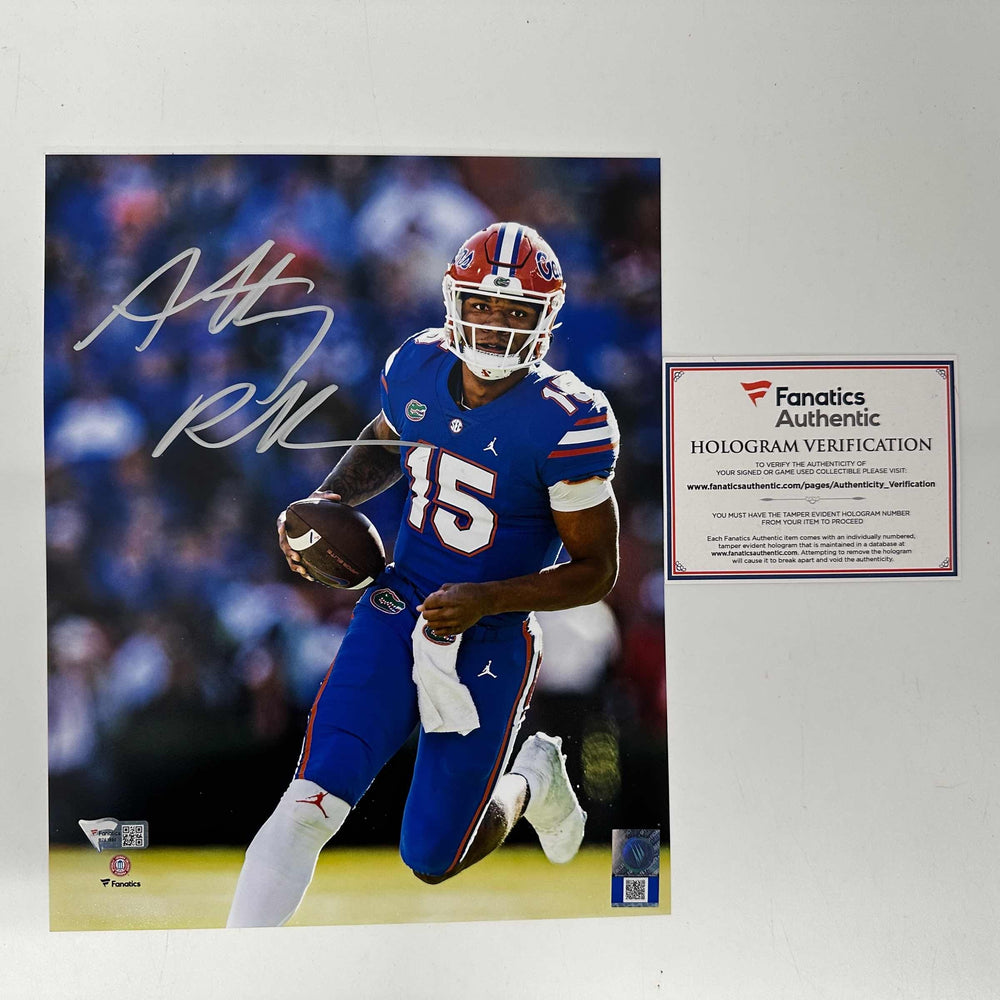 Autographed/Signed Anthony Richardson Florida Gators 8x10 College Football Photo Fanatics COA (ONLINE ORDER ONLY)