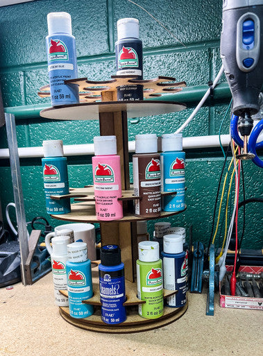 Rotating Paint Rack - For 2oz Craft Paints (Online Order Only) (Online Order Only)