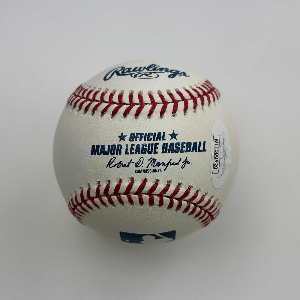 Autographed/Signed Keith Foulke Rawlings Official Major League Baseball ROML JSA COA Auto (ONLINE ORDER ONLY)