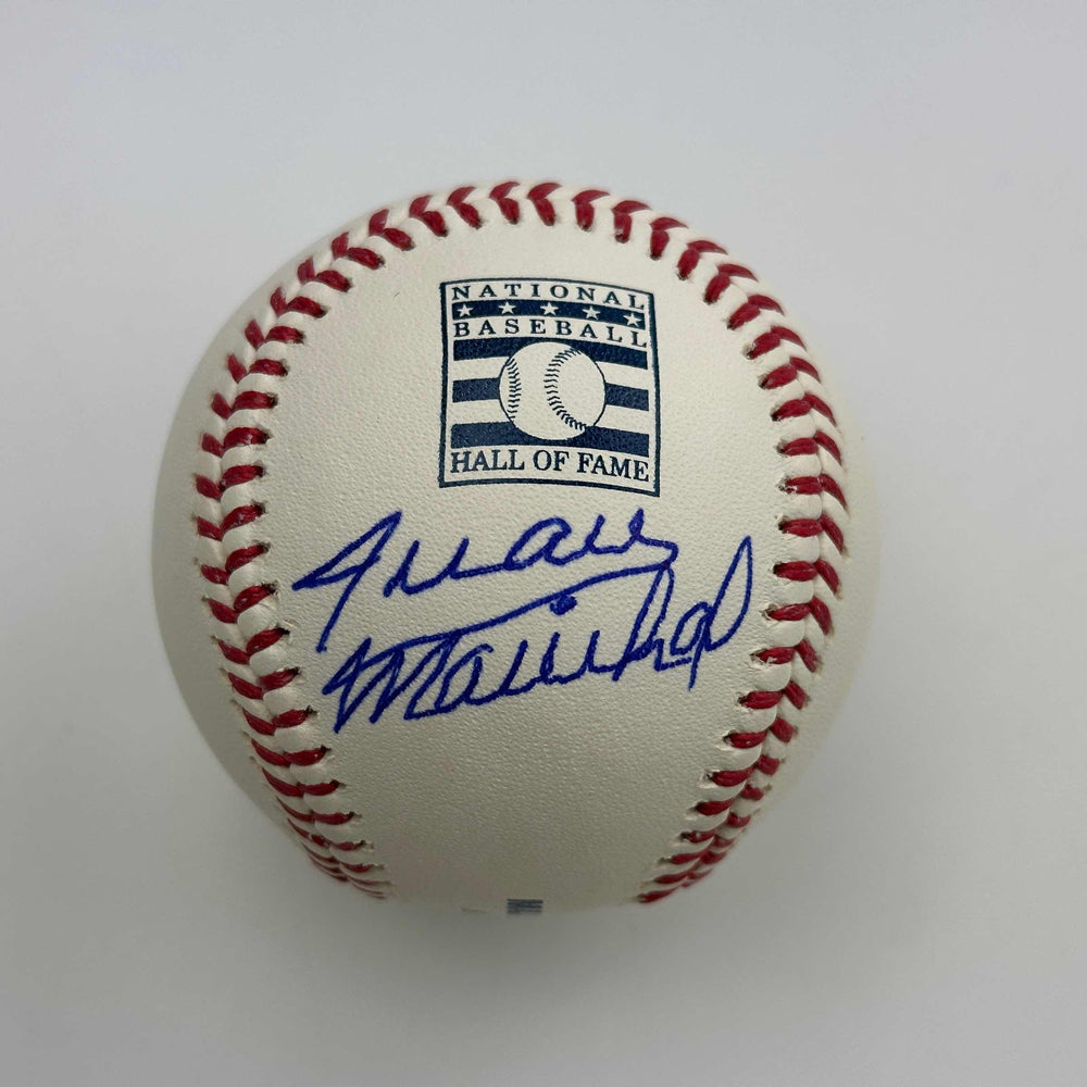 Autographed/Signed Juan Marichal HOF Hall of Fame Rawlings Official Major League ROML Baseball JSA COA (ONLINE ORDER ONLY)