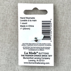 1012 Beautiful Buttons Metallic Desert - La Mode - 1 Hole - 25mm - Pastel Metallic (ONLINE ORDER ONLY)