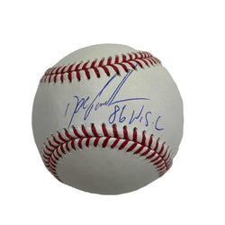 Autographed/Signed Dwight Doc Gooden 86 WSC Rawlings Official Major League ROML Baseball Beckett BAS COA (ONLINE ORDER ONLY)