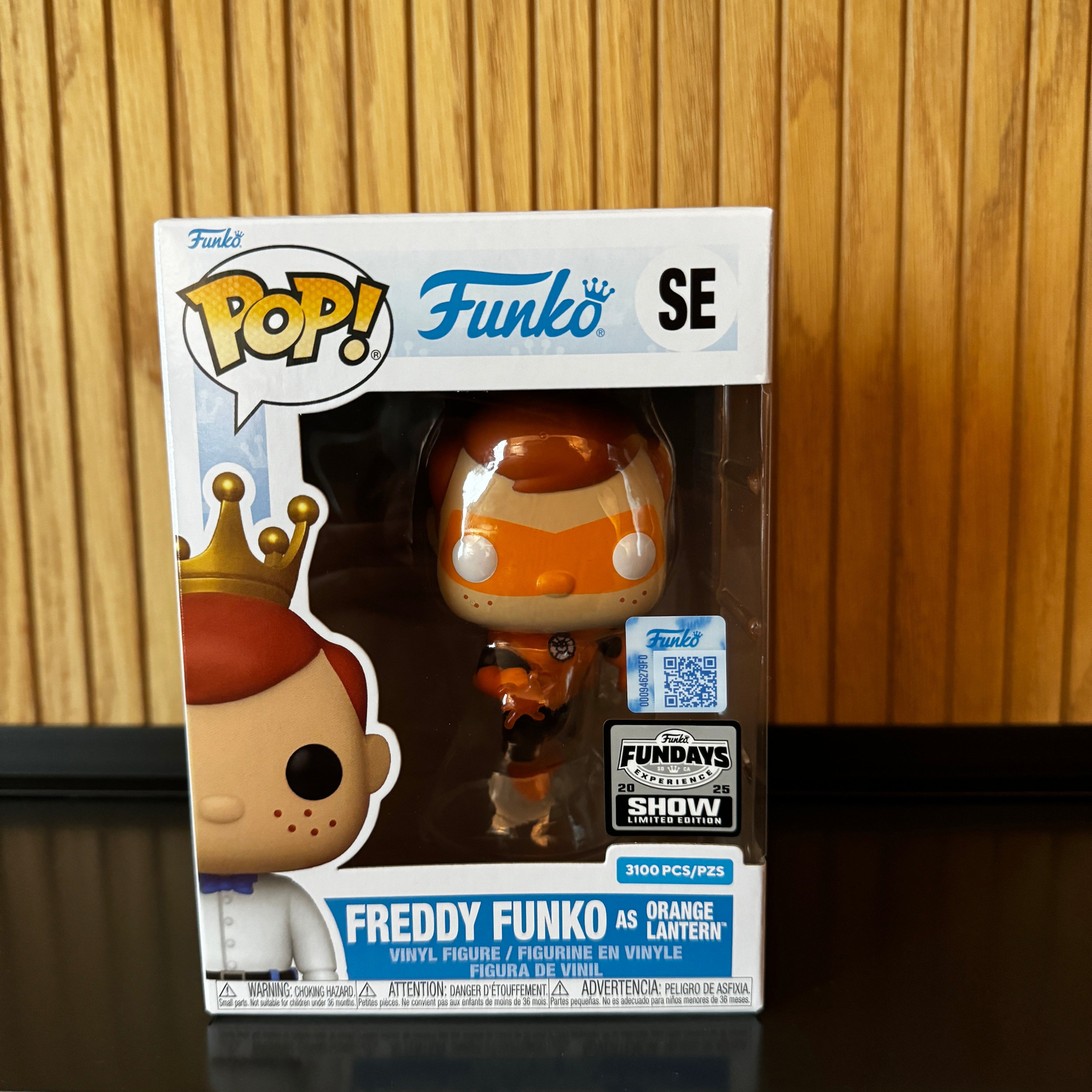 Funko Fundays Experience 2025: Pop! Originals DC Freddy Funko as Orange Lantern () LE3100 (Online Order Only)
