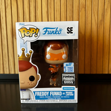 Funko Fundays Experience 2025: Pop! Originals DC Freddy Funko as Orange Lantern () LE3100 (Online Order Only)