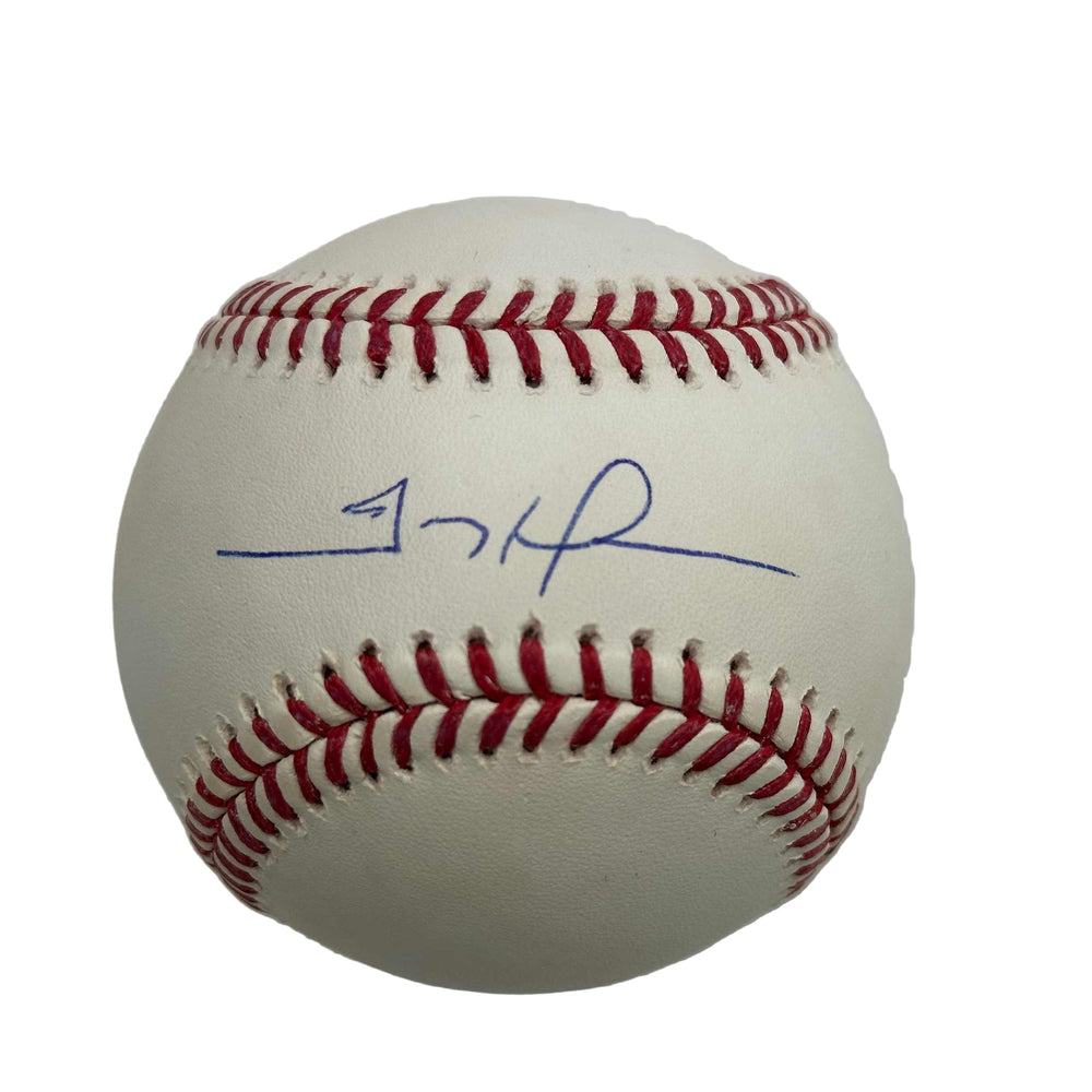 Autographed/Signed Trevor Hoffman Rawlings Official Major League Baseball ROML Beckett BAS COA (ONLINE ORDER ONLY)