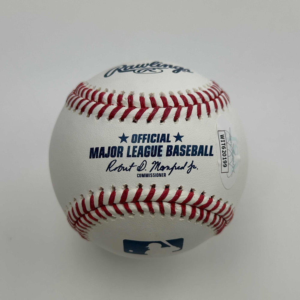 Autographed/Signed Wade Boggs Rawlings Official Major League Baseball ROML JSA COA Auto (ONLINE ORDER ONLY)