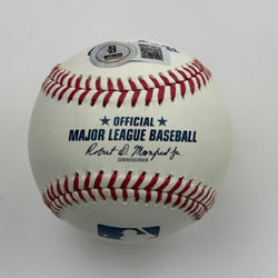 Autographed/Signed Cecil Fielder Rawlings Official Major League Baseball ROML Beckett BAS COA (ONLINE ORDER ONLY)