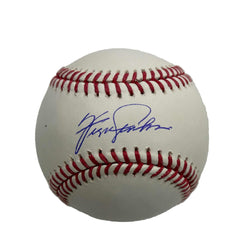 Autographed/Signed Ferguson Fergie Jenkins Rawlings Official Major League Baseball ROML Beckett BAS COA (ONLINE ORDER ONLY)