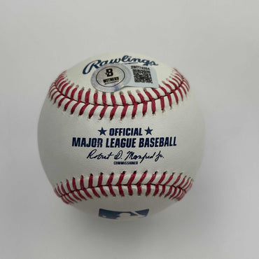 Autographed/Signed Ferguson Fergie Jenkins Rawlings Official Major League Baseball ROML Beckett BAS COA (ONLINE ORDER ONLY)