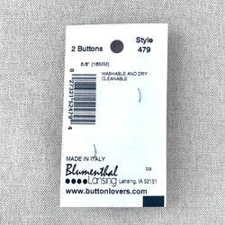 479 Green Flower - La Petite - 1 Hole Shank - 16mm - Green (ONLINE ORDER ONLY)