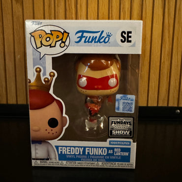 Funko Fundays Experience 2025: Pop! Originals DC Freddy Funko as Red Lantern () LE1000 (Online Order Only)
