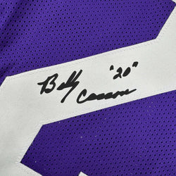 Facsimile Autographed Billy Cannon LSU Purple Reprint Laser Auto College Football Jersey Size Men's XL (ONLINE ORDER ONLY)