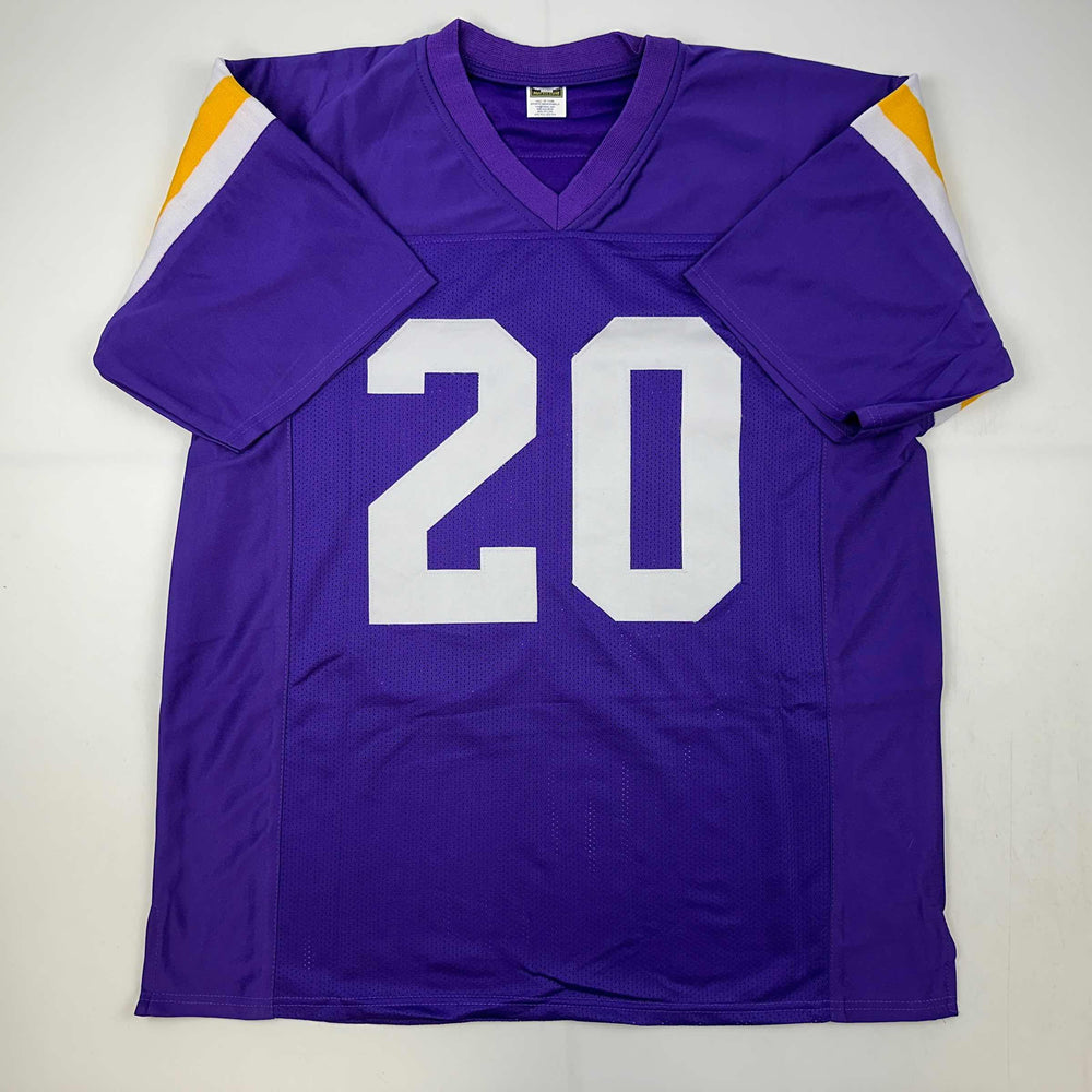 Facsimile Autographed Billy Cannon LSU Purple Reprint Laser Auto College Football Jersey Size Men's XL (ONLINE ORDER ONLY)