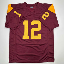 Autographed/Signed Charles White 79 Heisman USC Southen Cal Maroon College Football Jersey JSA COA (ONLINE ORDER ONLY)